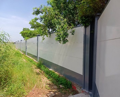 深圳荔香公園迎面大改造- 鋼結(jié)構(gòu)A款圍擋堅(jiān)固牢靠